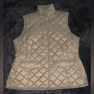 Polo by Ralph Lauren Woman Corduroy-Trim Quilted Vest